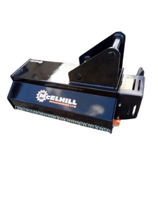 Excavator flail head for forestry and agricultural land clearing by McElhill Engineering, available in Northern Ireland and the Republic of Ireland