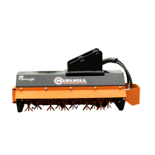 Load image into Gallery viewer, Grizzly Flail Head 800 front view showing flail blades, built for 2 to 4 tonne excavators