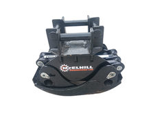 Load image into Gallery viewer, Heavy-duty quick coupler for excavators, designed for secure tool changes in agricultural and industrial use.