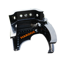 Load image into Gallery viewer, McElhill Engineering Predator 450 Tree Shear, Hardox steel jaw, angled view